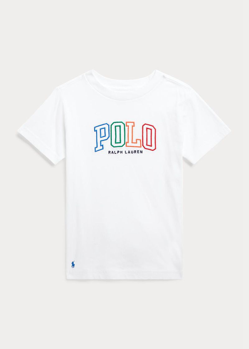 Camiseta Ralph Lauren Niño 1.5-6 Años Logo Cotton Jersey Chile Blancas NKPGD-0674